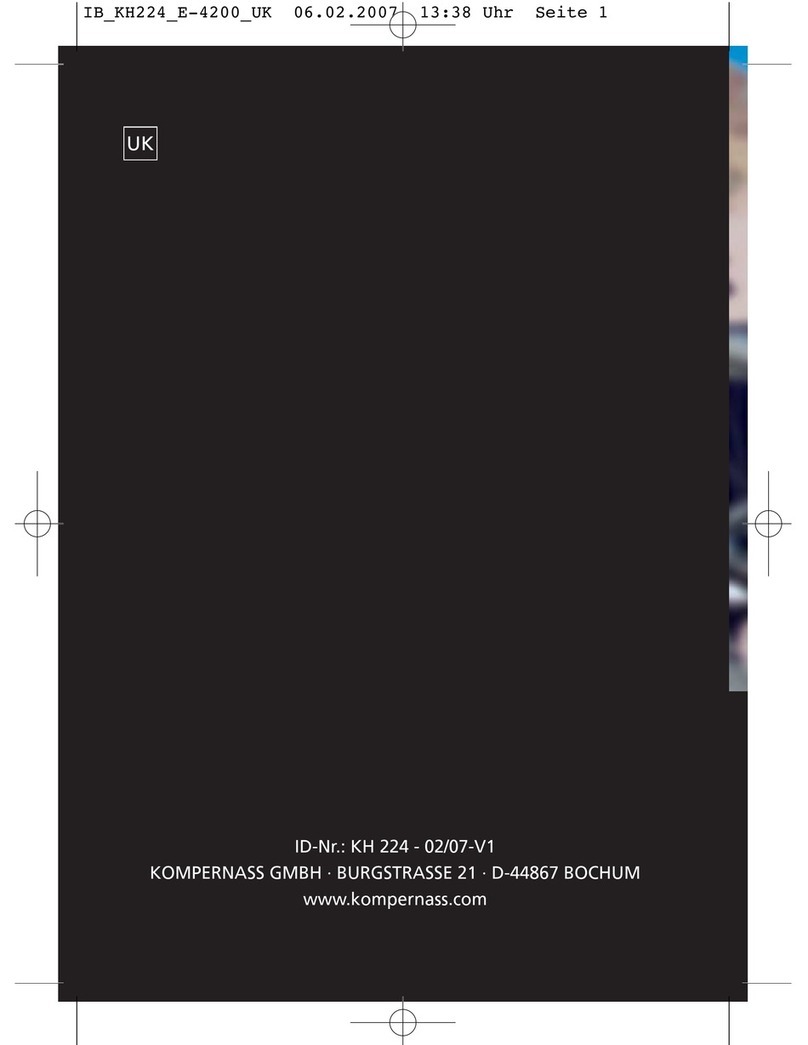 E-Bench KH 224 User manual
