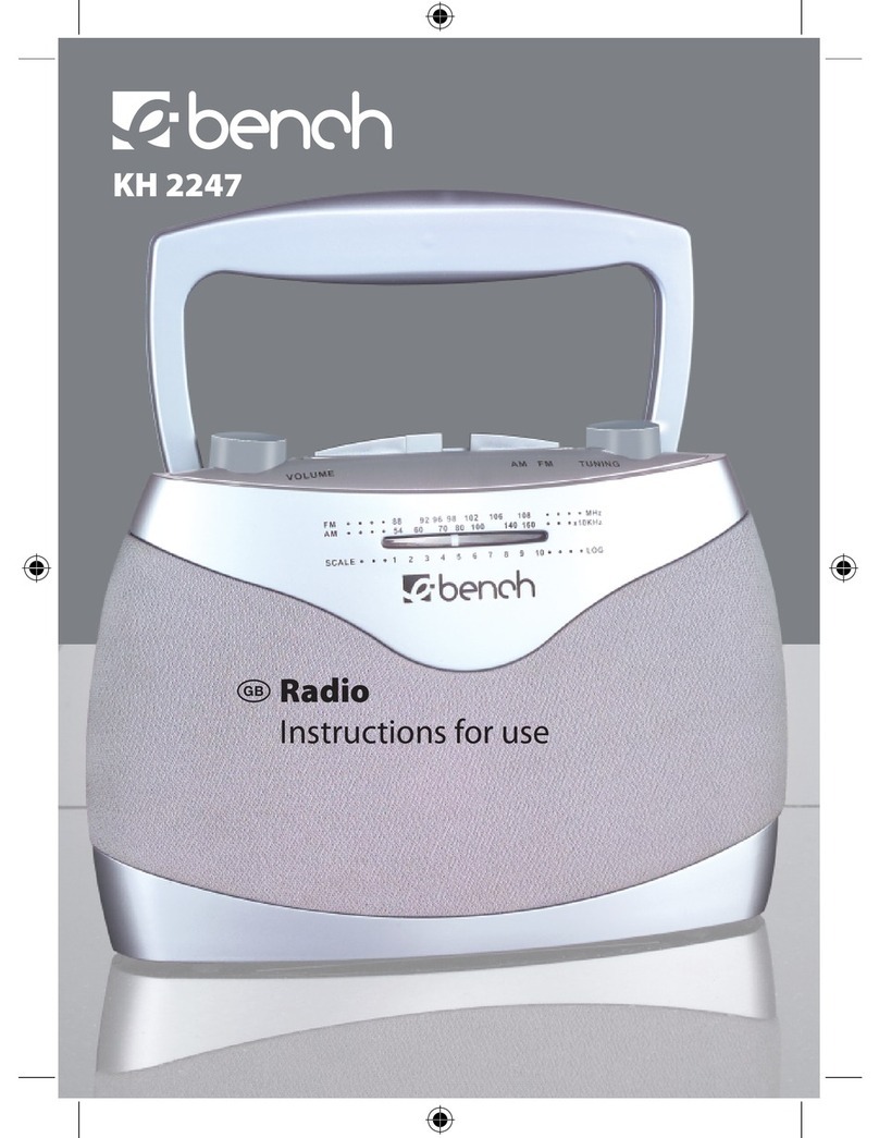 E-Bench KH 2247 User manual
