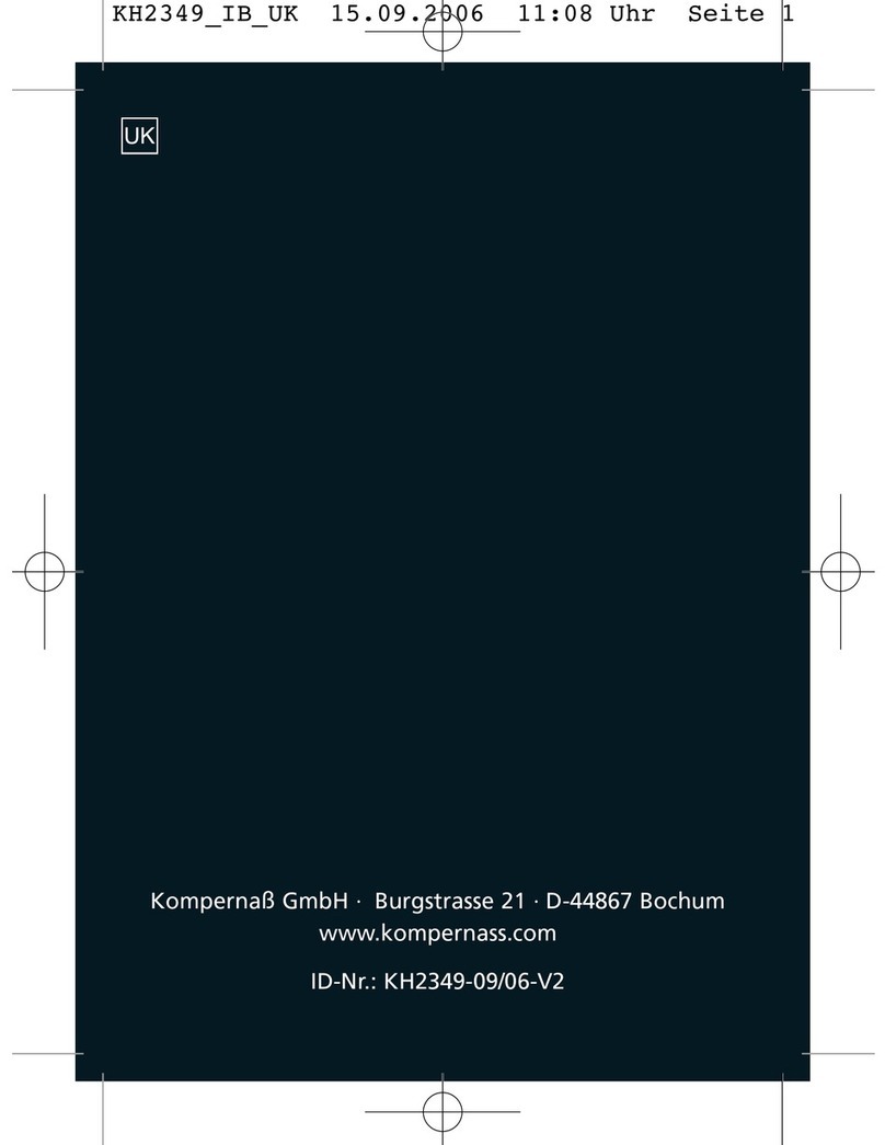 Kompernass KH 2349 User manual