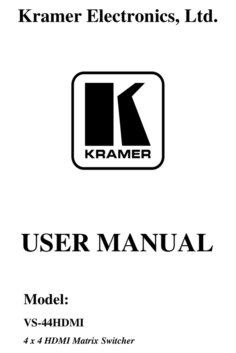 Kramer VS-44HDMI User manual