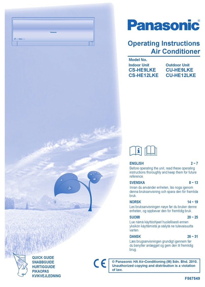 Panasonic CS-HE12LKE User manual
