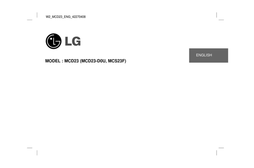 LG MCD23 Quick manual
