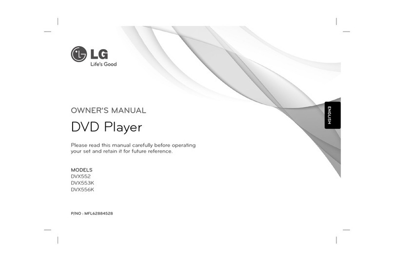 LG DVX552 User manual