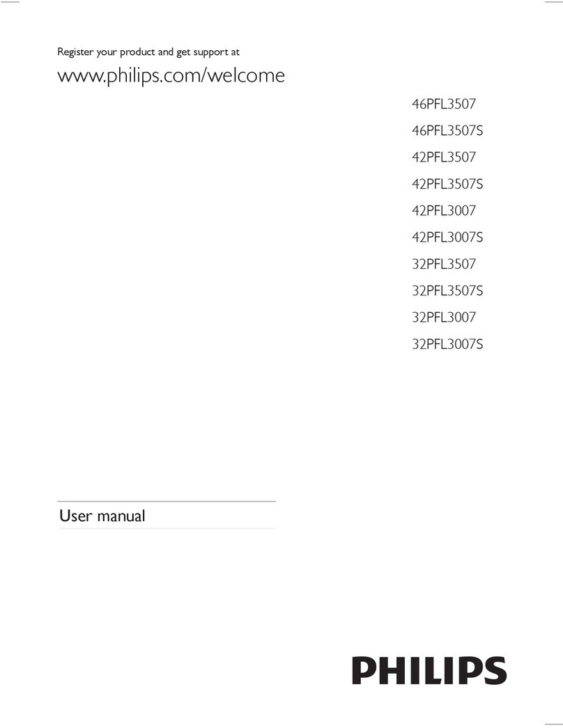 Philips 6PFL3507 User manual Philips 6PFL3507 User manual