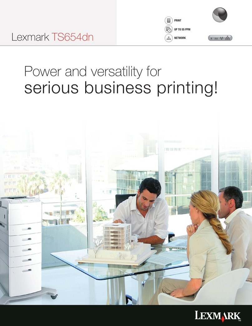 Lexmark Ts654dn - Pr Mono Laserpr 55Ppm 256Mb Installation instructions