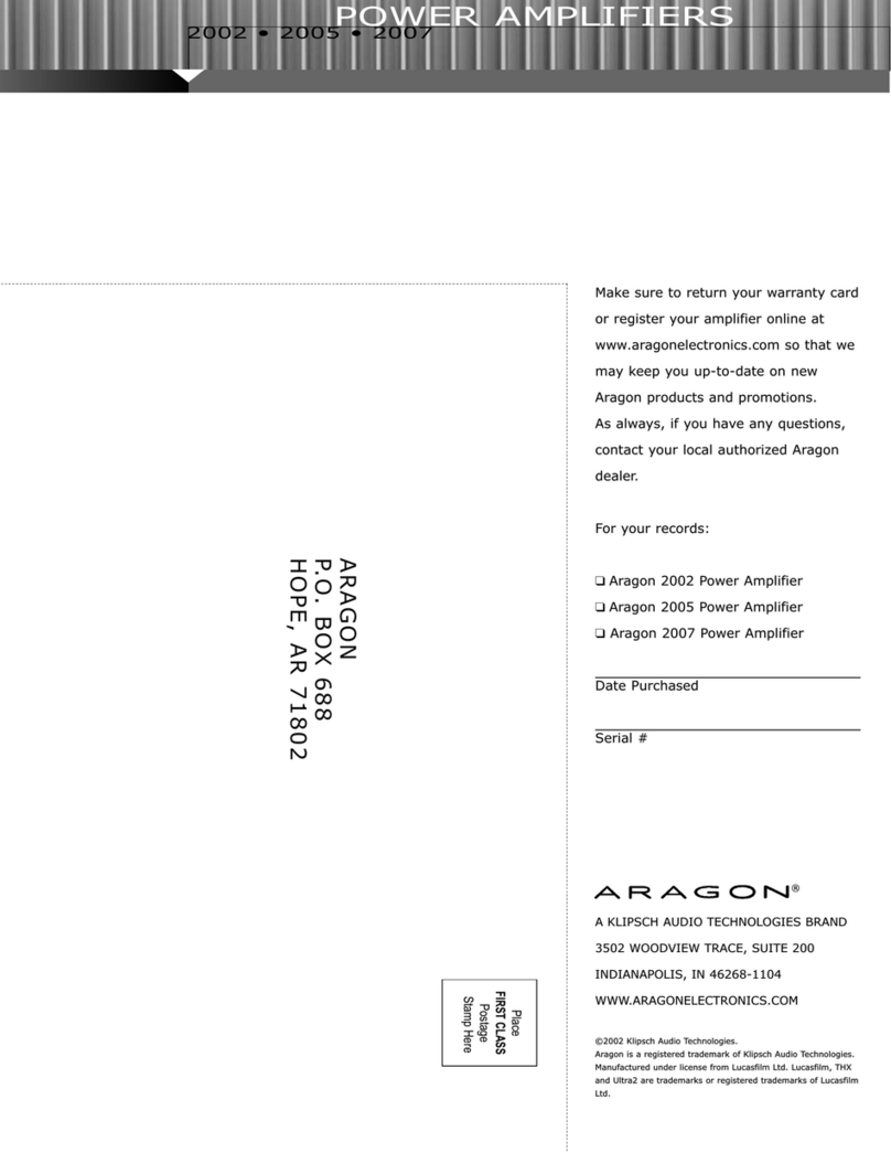Aragon Aragon 2002 user guide