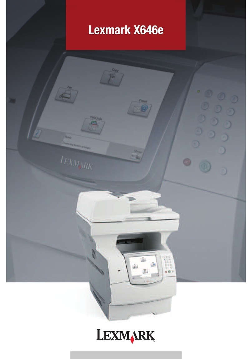 Lexmark X646e MFP User manual