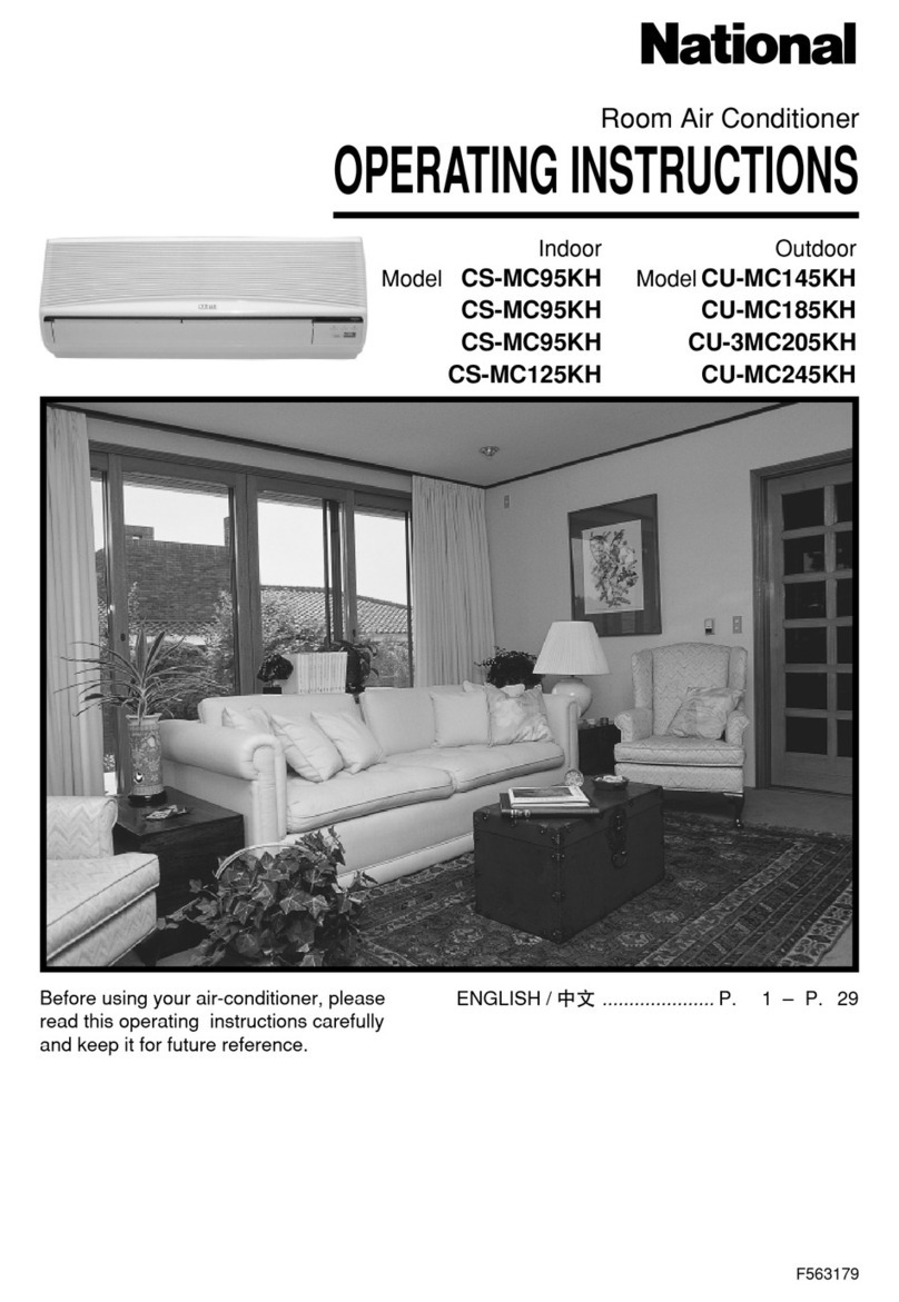 Panasonic CS-MC125KH User manual