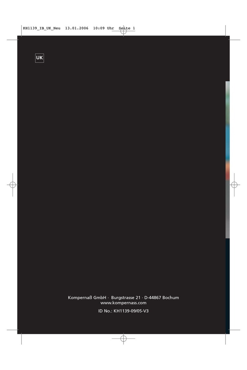 Bifinett KH 1139 operating instructions