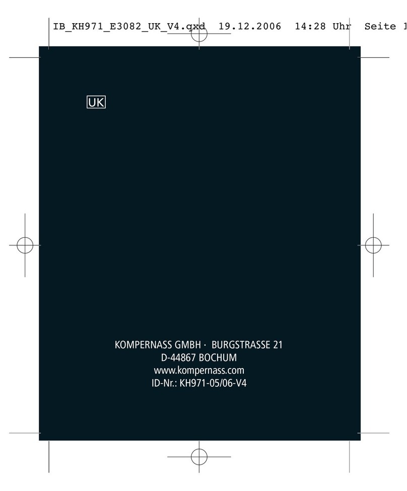 Tronic KH 971 User manual