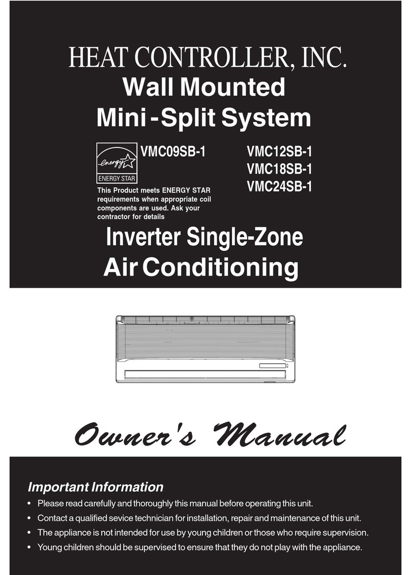 Heat Controller VMC09SB-1 Service User manual