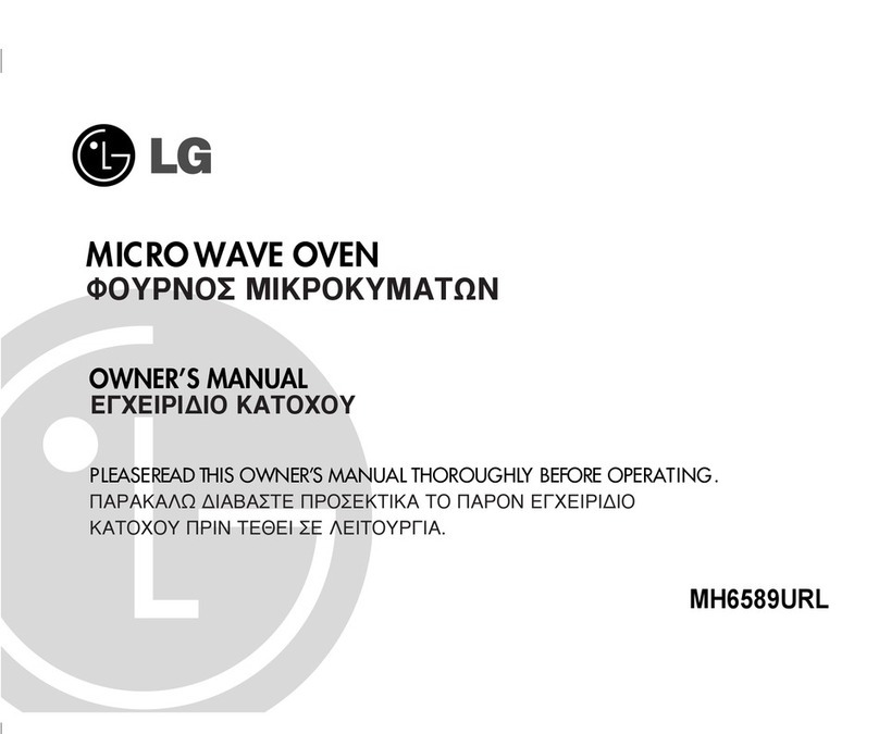 LG MH6589URL owner's manual