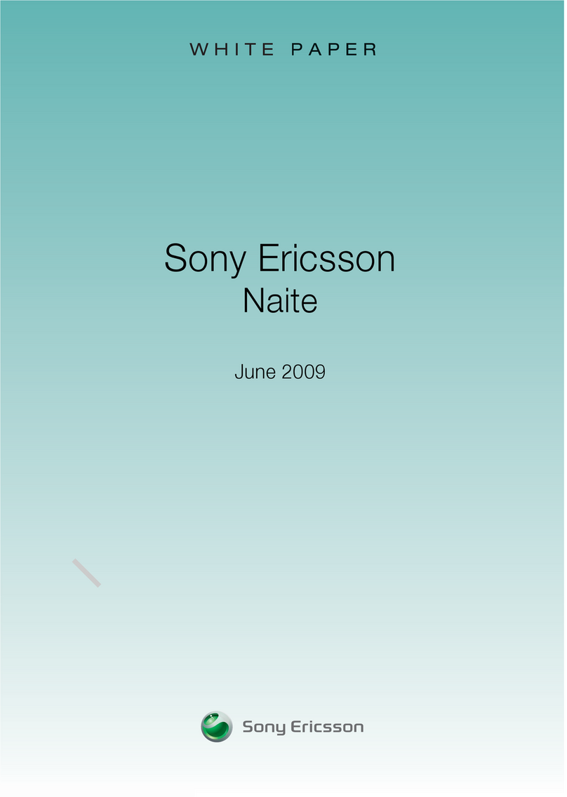 Sony Ericsson Naite Quick reference guide