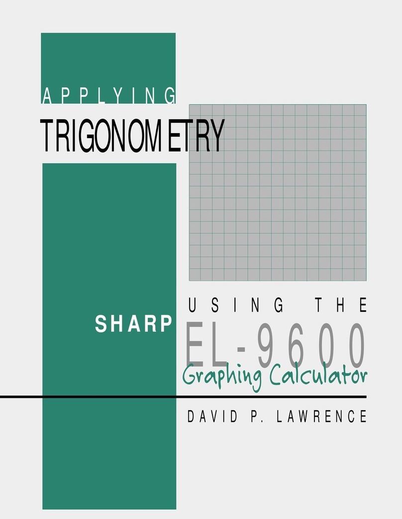 Sharp EL-9600 User manual