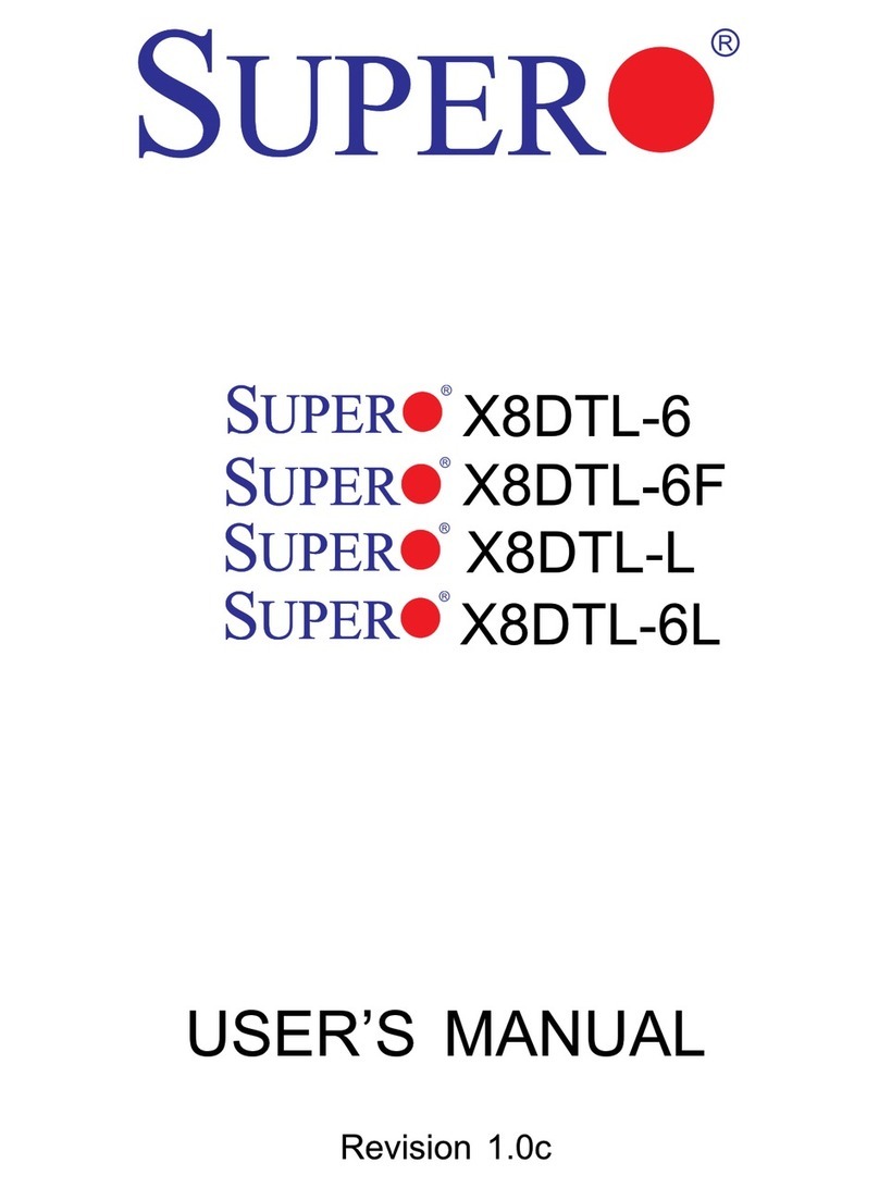 Supero X8DTL-6 User manual