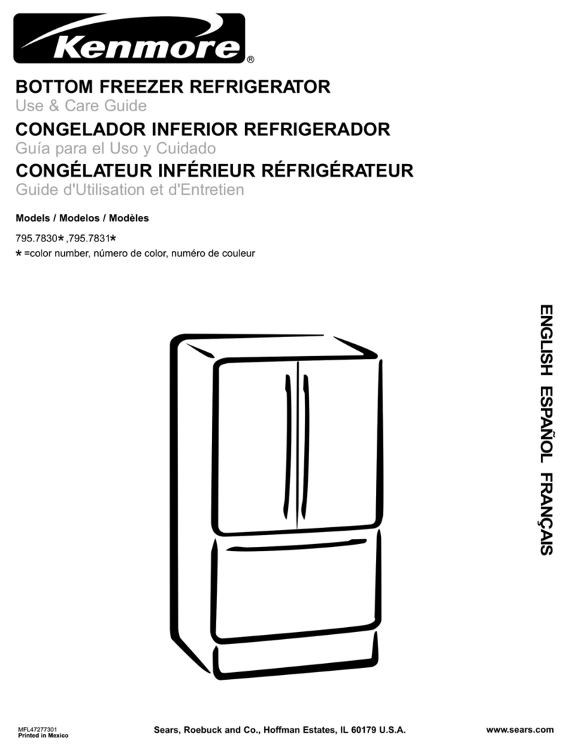 Kenmore 795.7830 Series Use & care guide