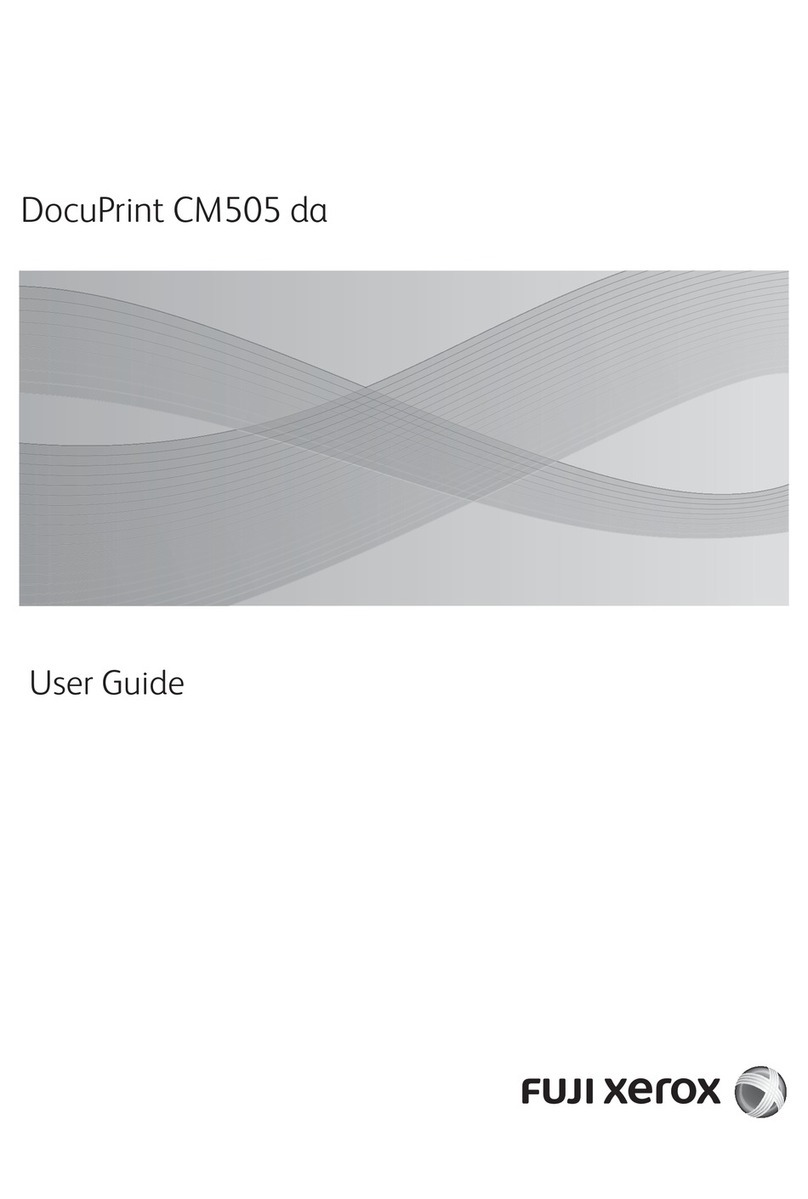 Fuji Xerox DocuPrint CM505 da User manual Fuji Xerox DocuPrint CM505 da User manual