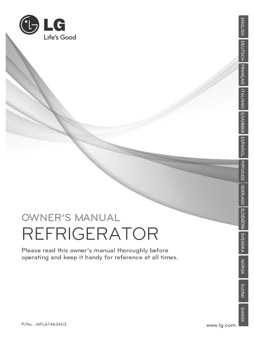 LG REFRIGERATOR User manual
