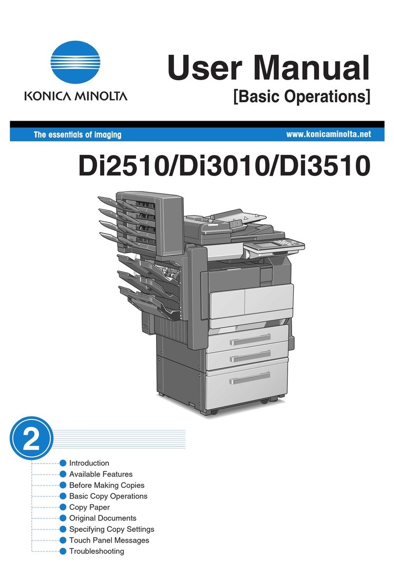 Konica Minolta DI2510 user manual