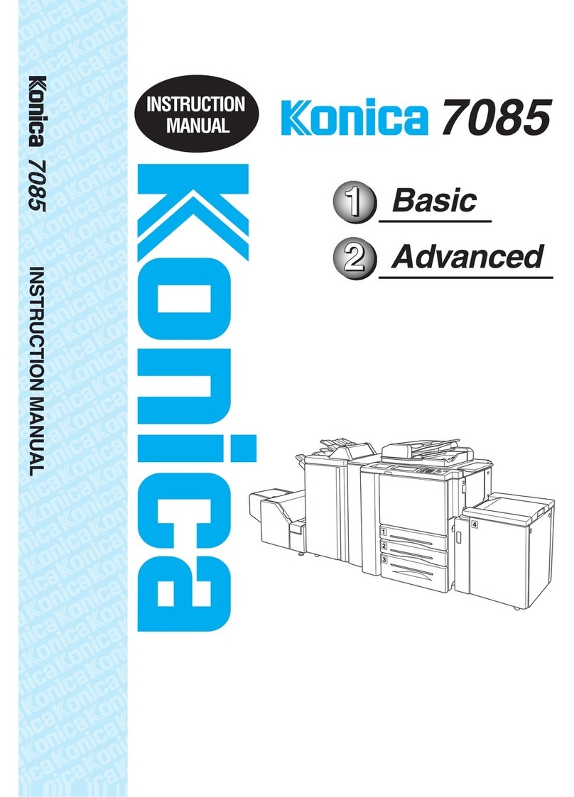 Konica Minolta 7085 instruction manual