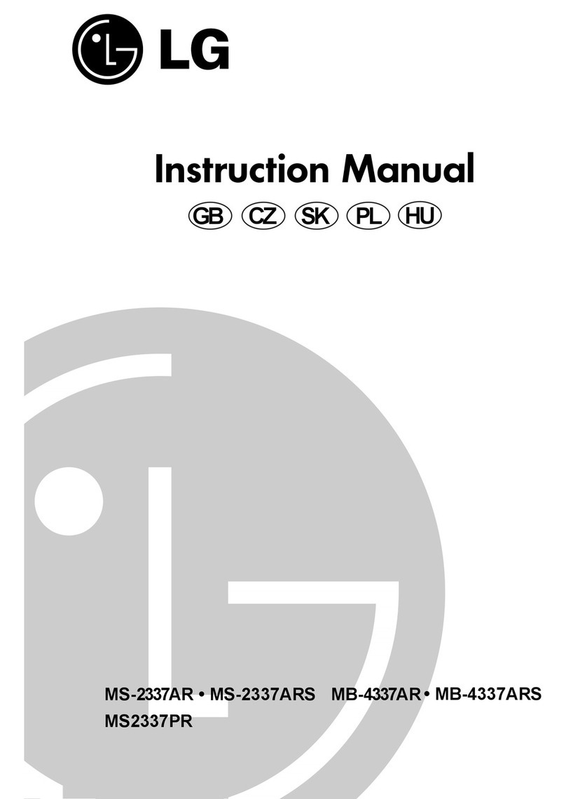 LG MS2337PR instruction manual