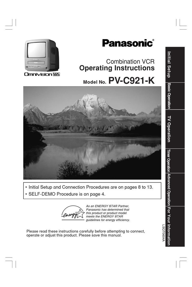 Panasonic Omnivision PV-C921-K User manual