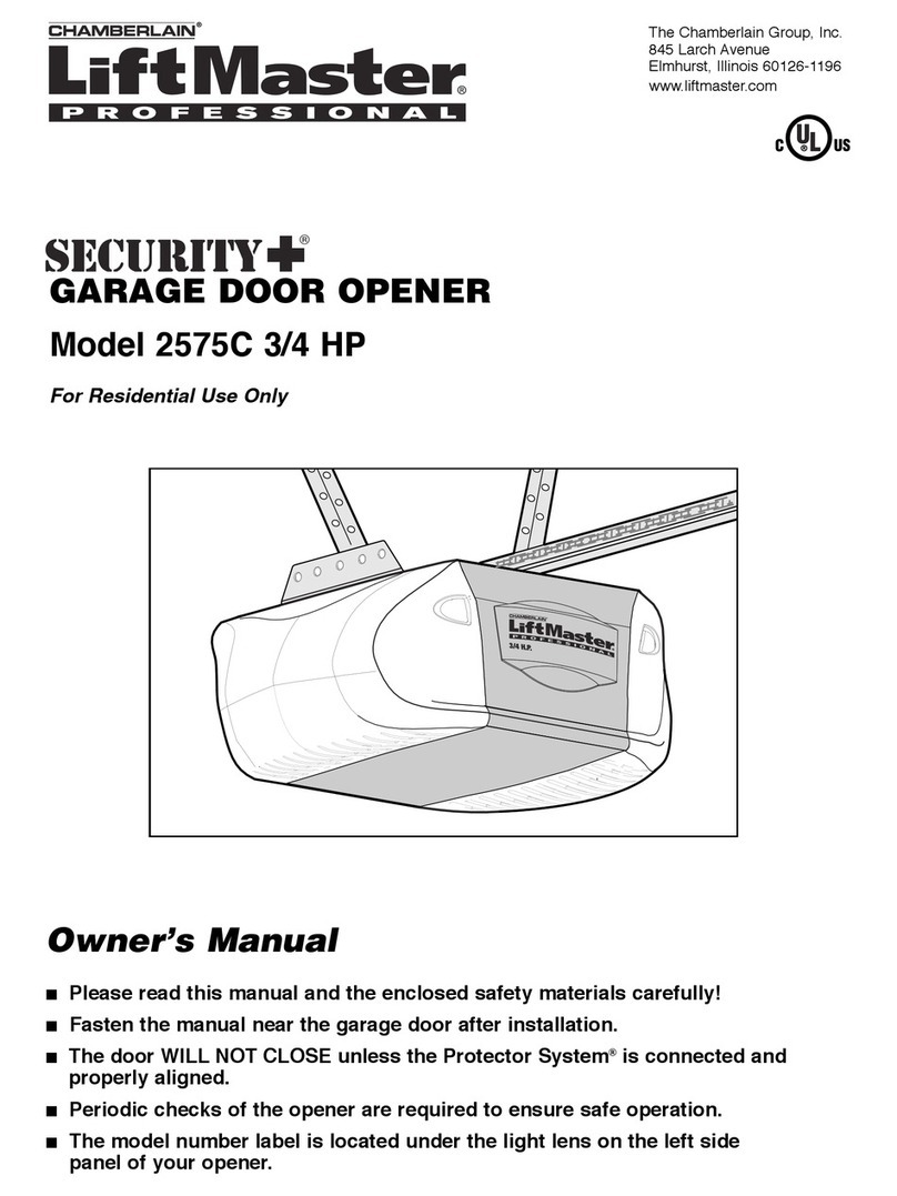 Chamberlain 2575C owner's manual
