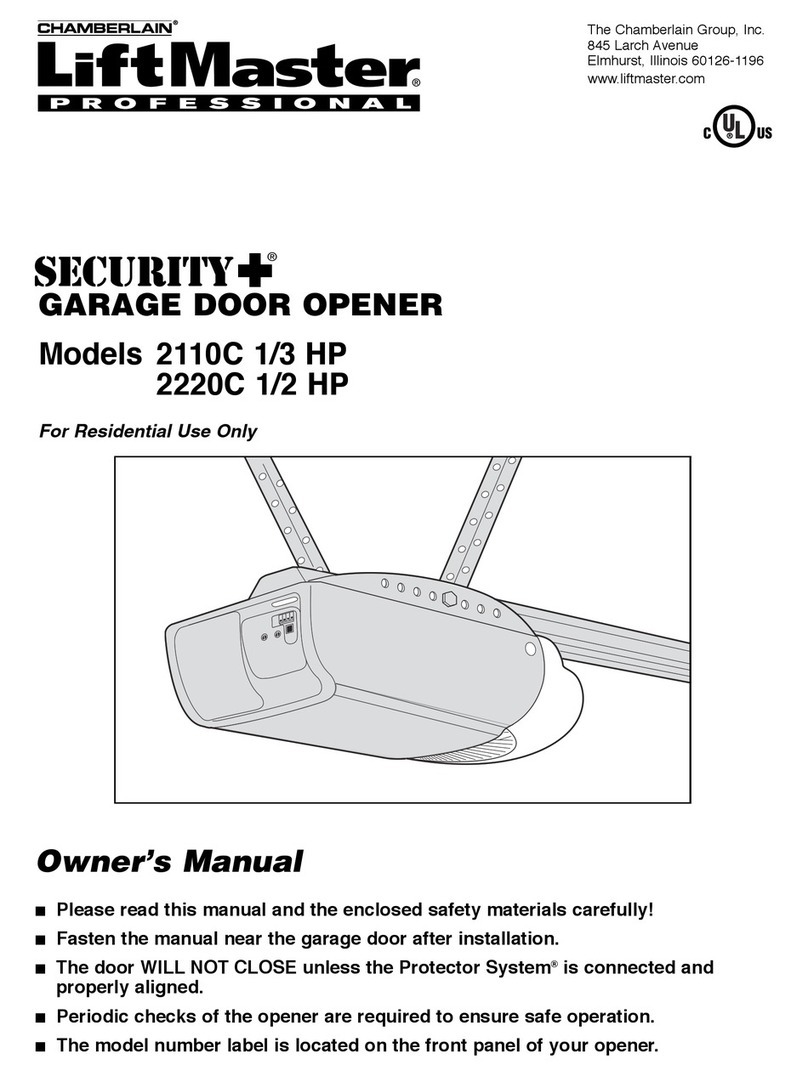 Chamberlain 2110C User manual