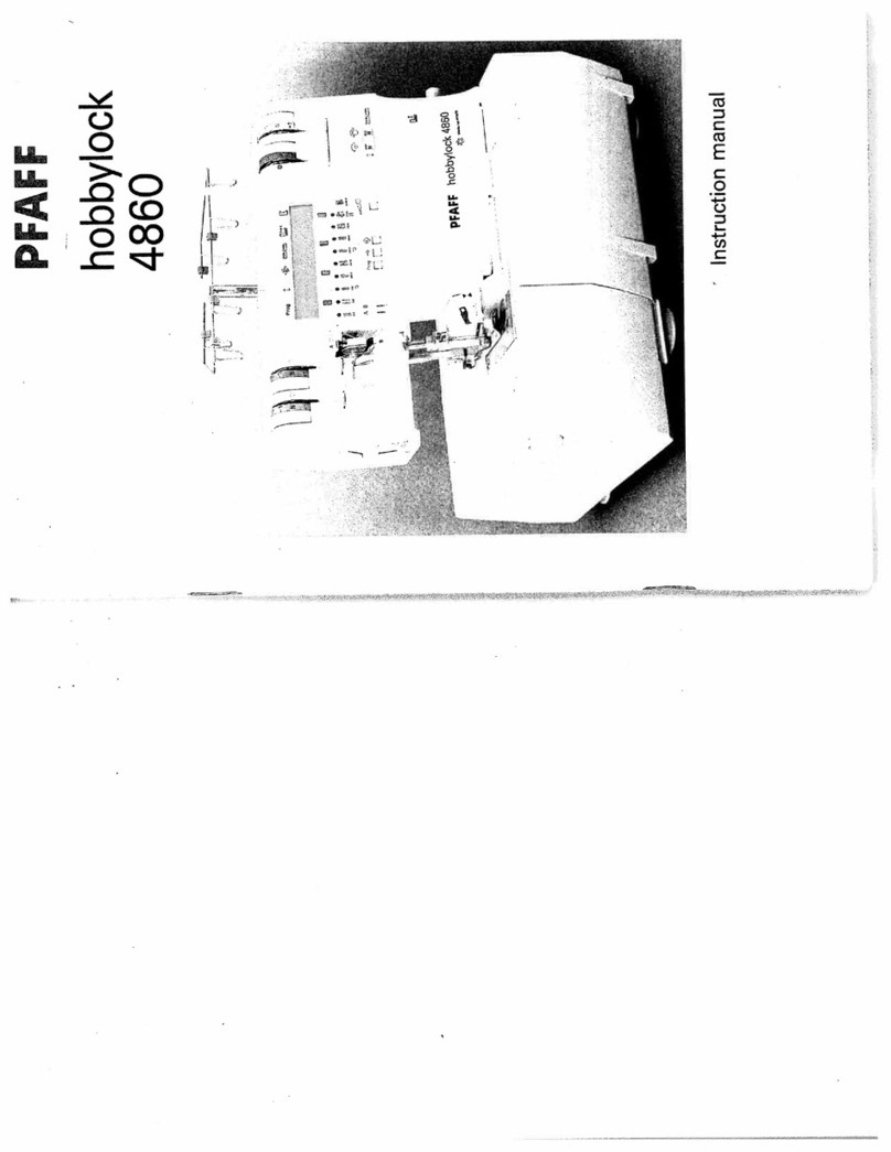 Pfaff Hobbylock 4860 User manual