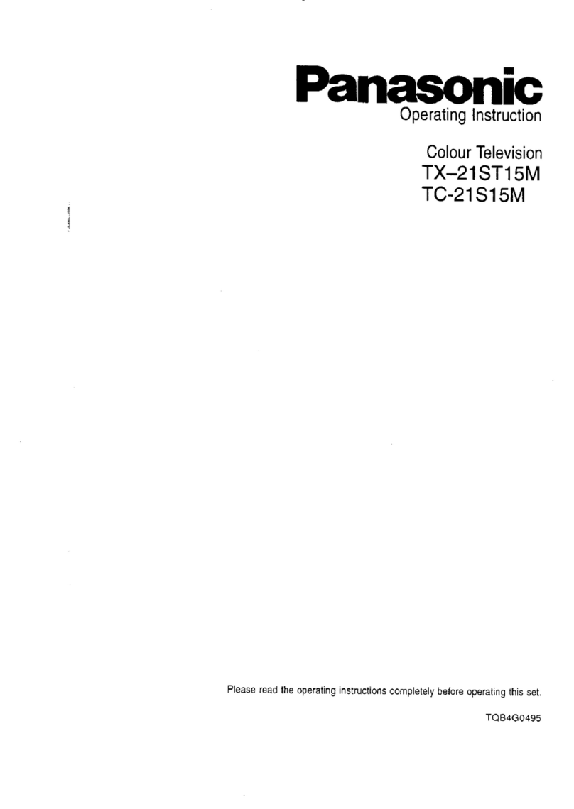 Panasonic TX-21ST15M User manual