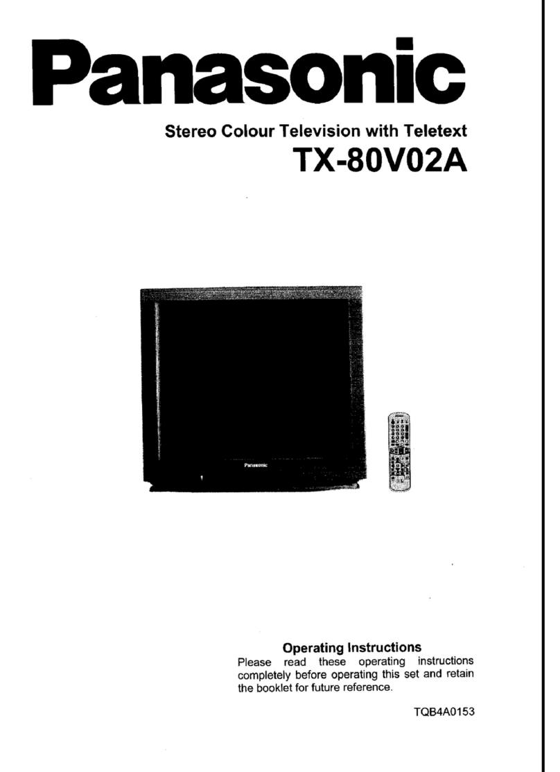 Panasonic TX-80V02A User manual