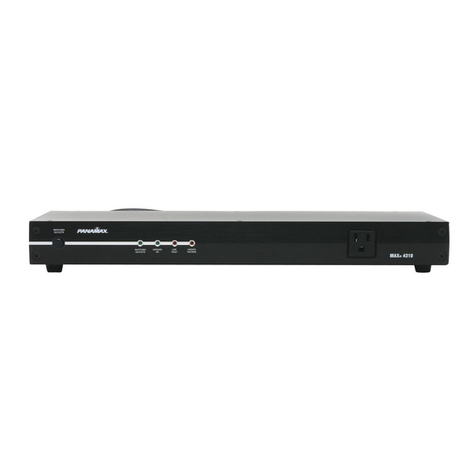 Panamax MAX 4310 User manual