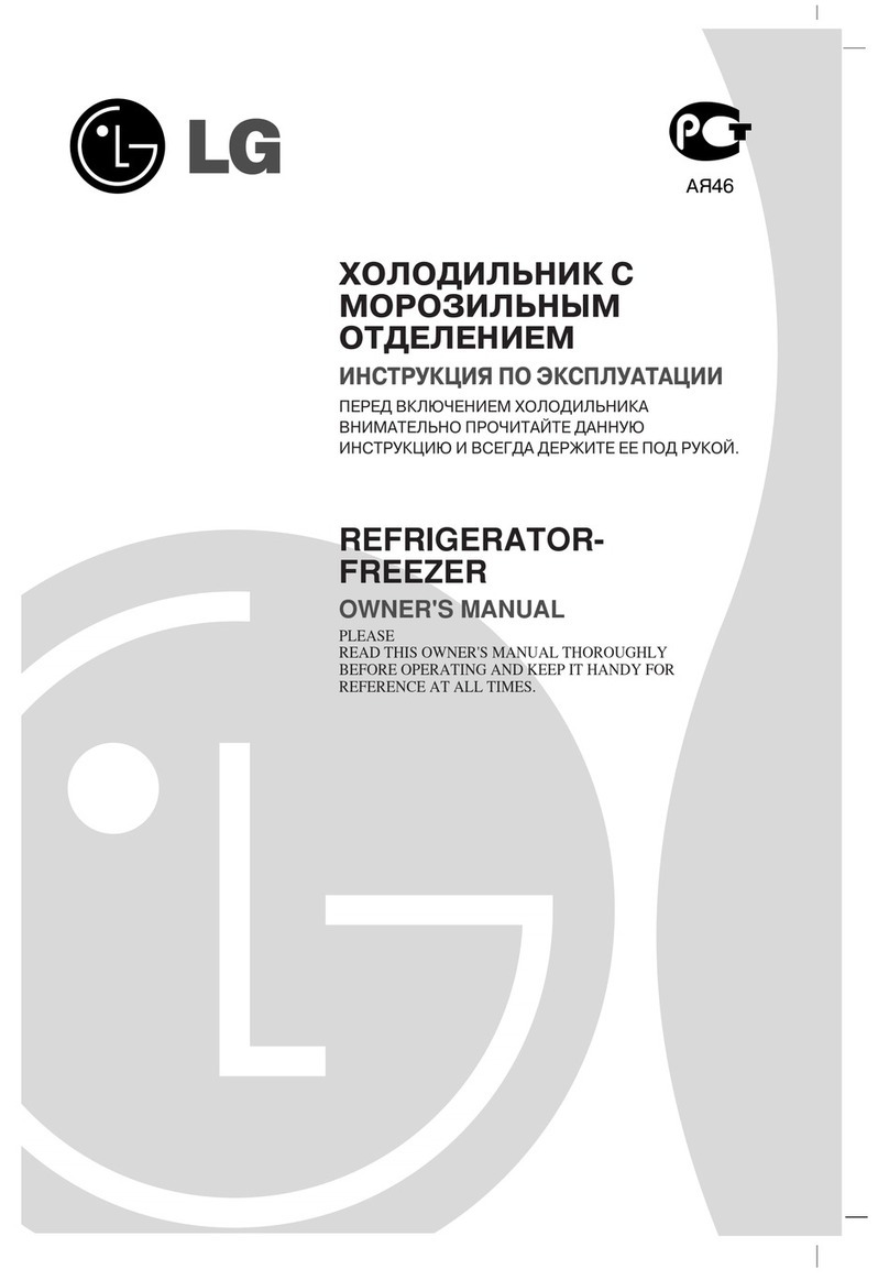 LG Refrigerator-freezer User manual