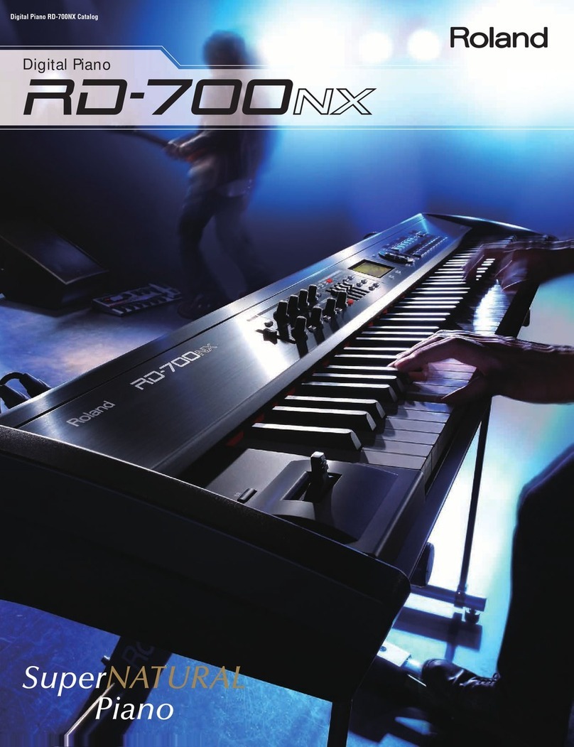 Roland RD-700NX User manual