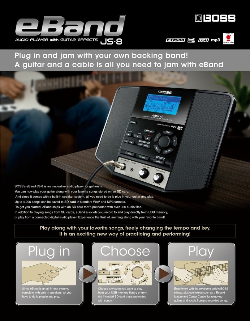 BOSSCO eBand JS-8 Information sheet
