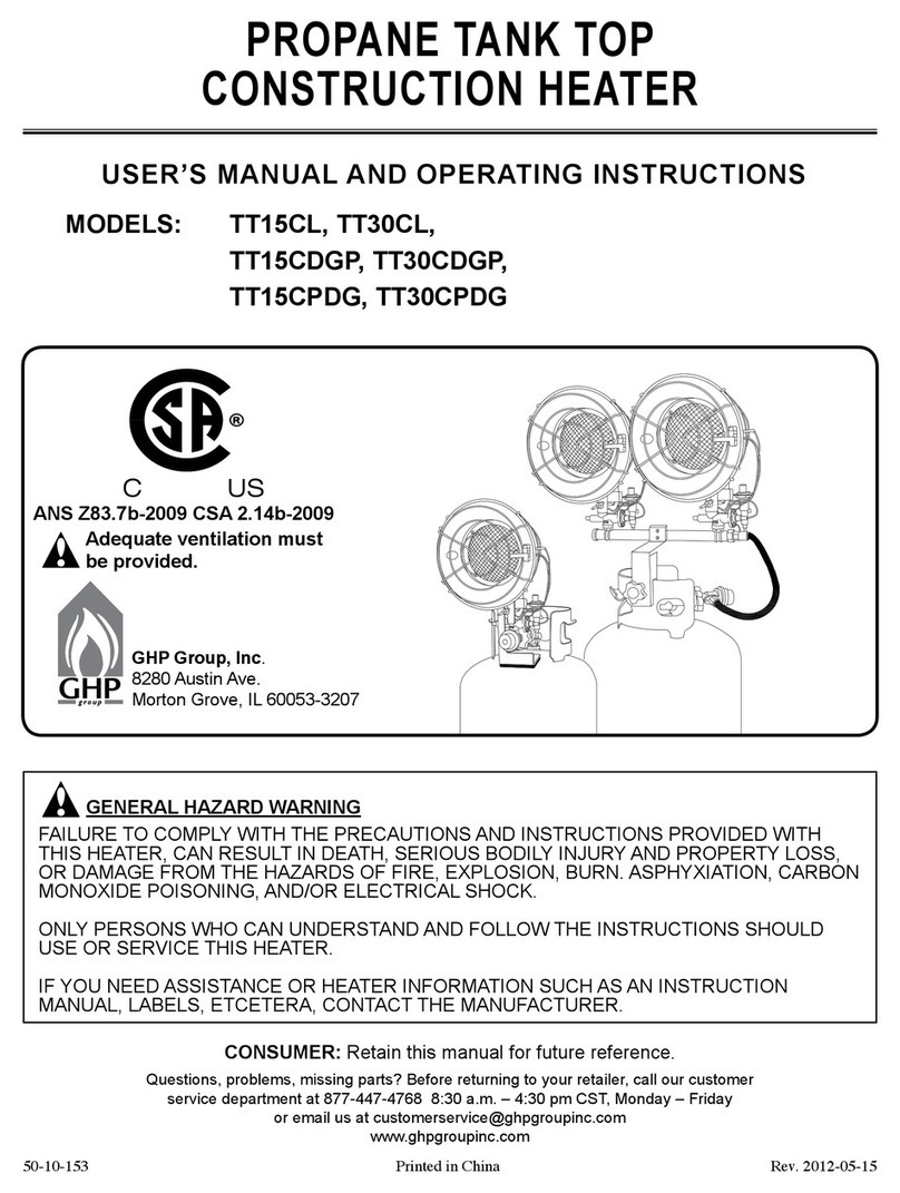 GHP Group TT15CPDG Manual