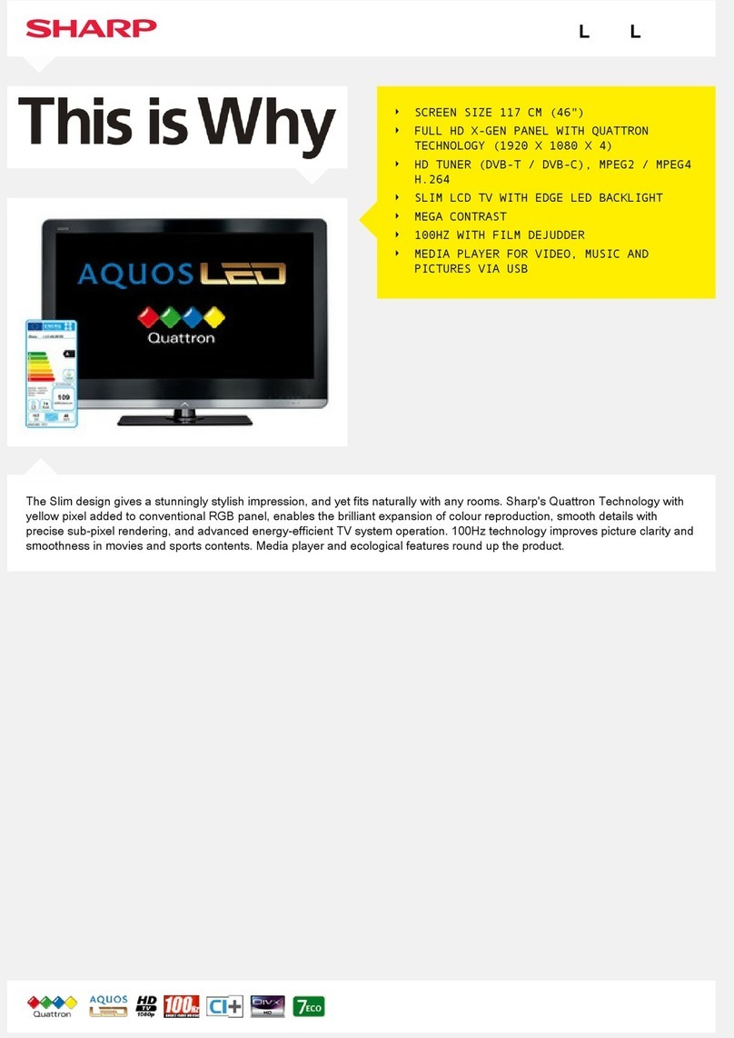Sharp LC-6LX810E Information