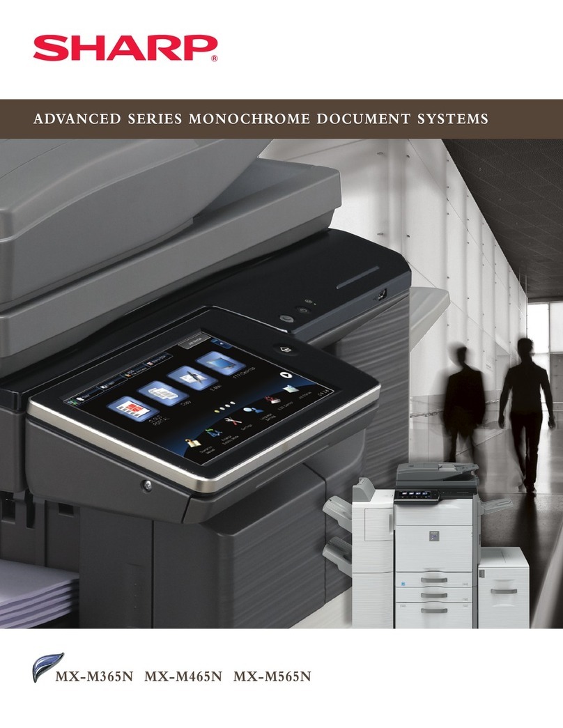 Sharp Advanced MXM365N User manual