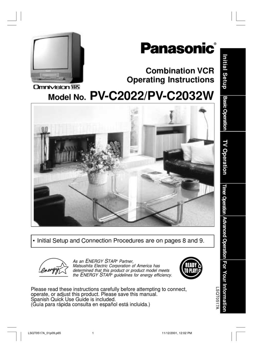 Panasonic PV-C2022 User manual
