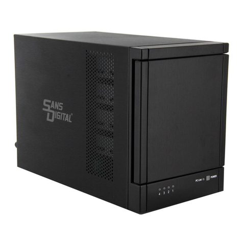 Sans Digital TowerRaid TR4M6G User manual Sans Digital TowerRaid TR4M6G User manual
