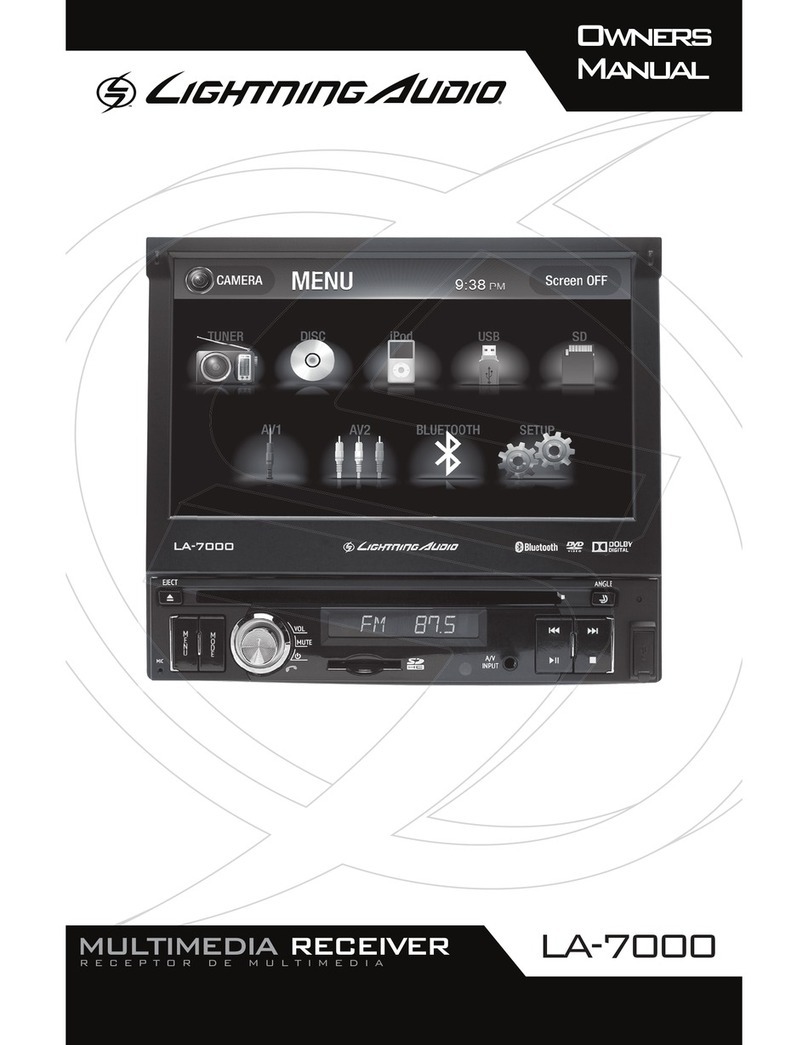 Lightning Audio LA-7000 owner's manual
