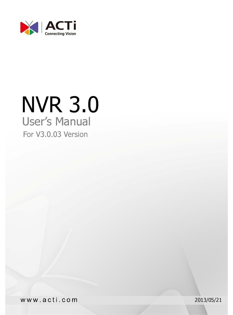 ACTi NVR 3.0 user manual