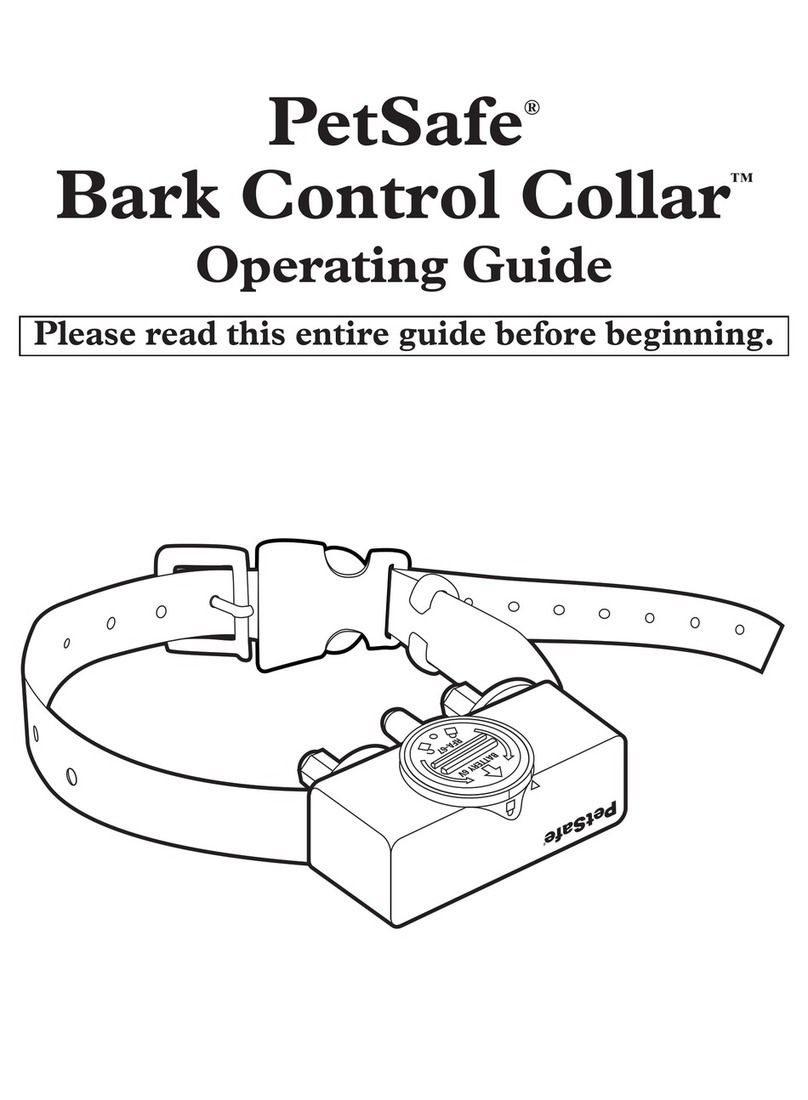 Petsafe Bark Control Collar User manual Petsafe Bark Control Collar User manual