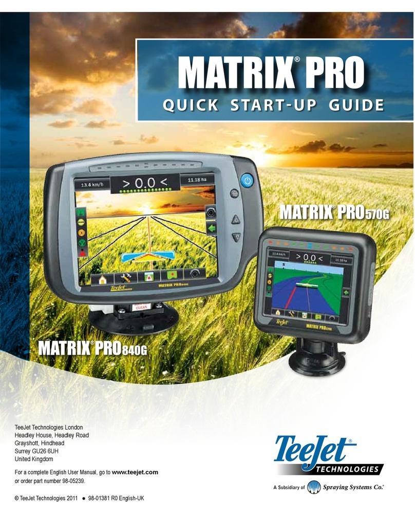TeeJet Boompilot Matrix Pro 570G manual