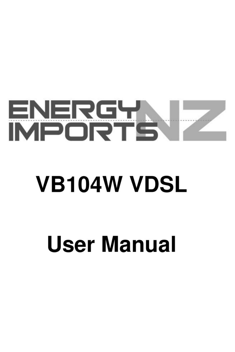 Energy Imports VB104W user manual