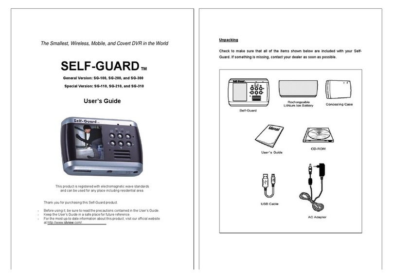 SELF-GUARD SG-100 user guide