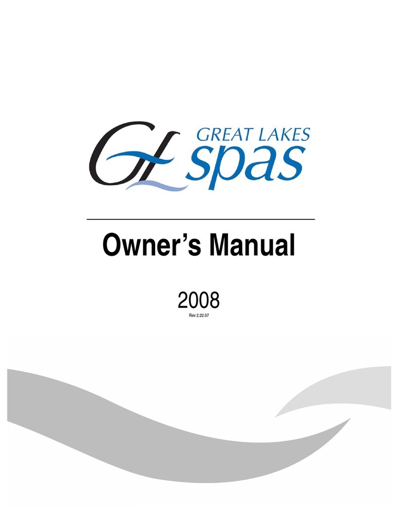 Emerald Spa Great Lakes Spa 2008 owner's manual