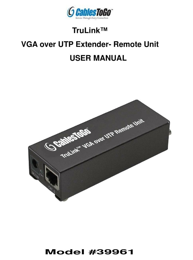 Cables to Go 39961 user manual