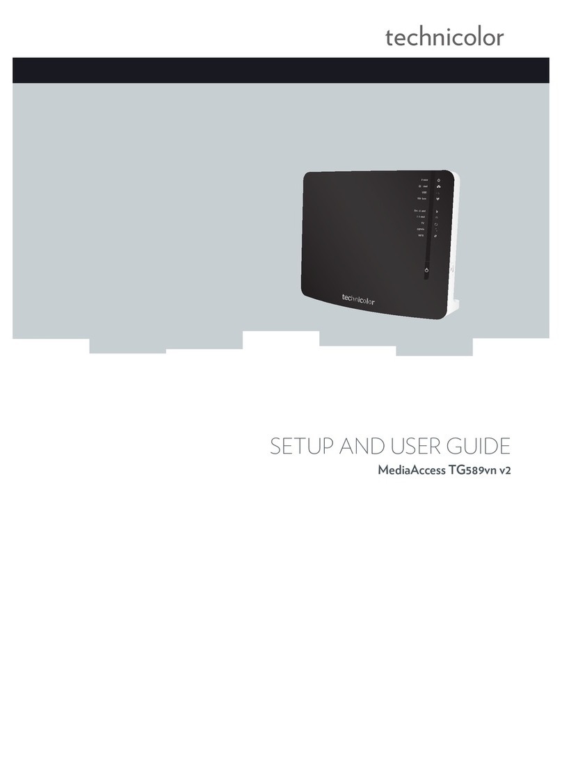 Technicolor MediaAccess TG589vn Safety guide
