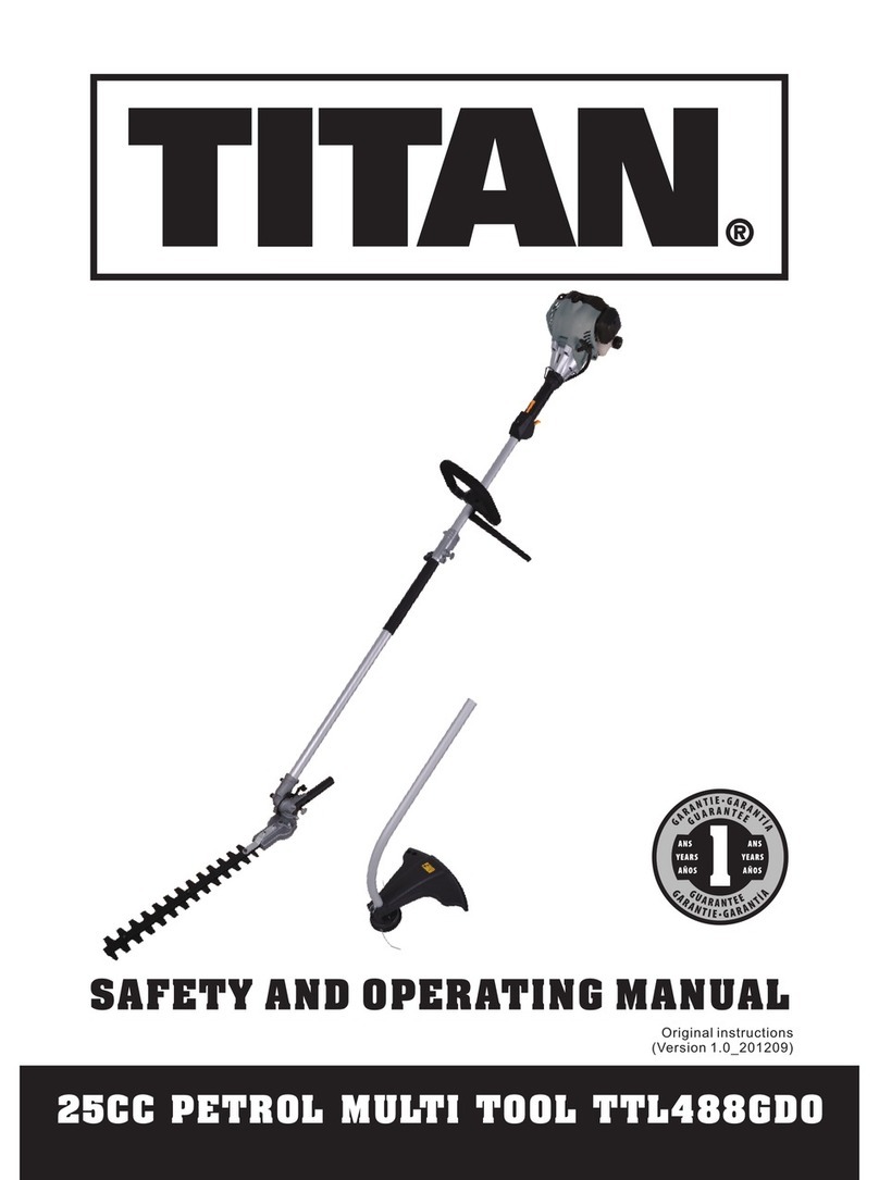 Titan TTL488GDO Safety and operating manual